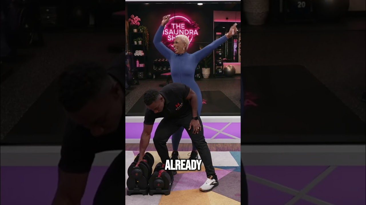 Full Body Workout: Squats & Shoulder Strength Challenge #shorts