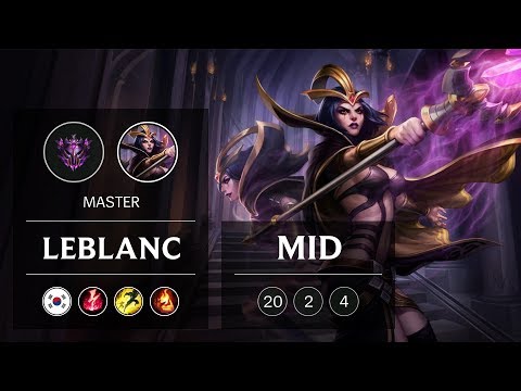 LeBlanc Mid vs Orianna - KR Master Patch 9.2