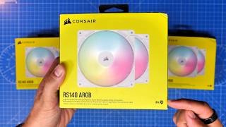 How to connect Corsair RS140 or RS120 ARGB fans and control the RGB