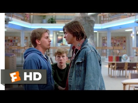 The Breakfast Club (5/8) Movie CLIP - Andrew and Bender Fight (1985) HD