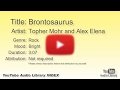 Brontosaurus Topher Mohr And Alex Elena Rock Bright YouTube Audio Library BGM