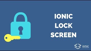 Ionic Lock Screen Authentication
