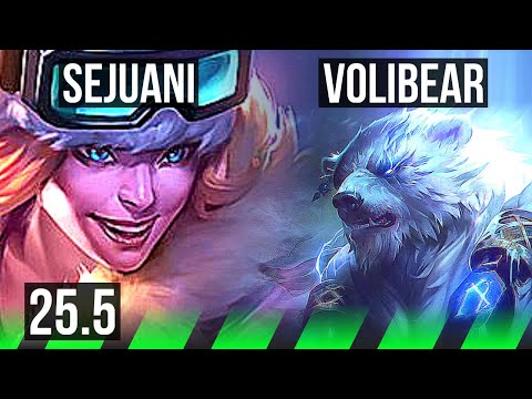SEJUANI vs VOLIBEAR (JGL) | KR Master | 25.5