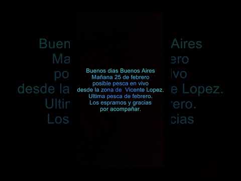 24 febrero 2026 - Mañana Dios mediante y si hay buena señal harenos vivo desde Vicente Lopez.