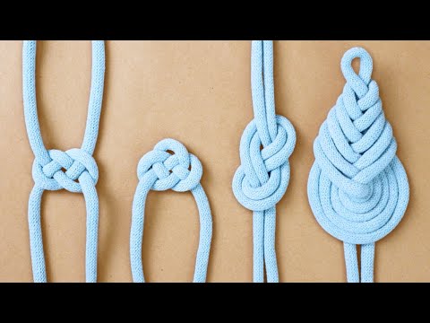 3 UNIQUE Macrame Knot Techniques Reinforced Larks Head Knot Cat s Paw Knot Slingstone Hitch