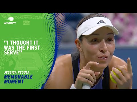 Jessica Pegula's Bizarre Double Fault After Let Confusion! | 2024 US Open