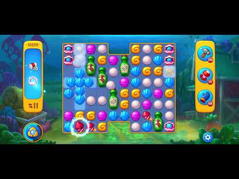 Fishdom level 10529 no boosters フィッシュダム ノーマル