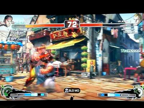 Air [Ryu] vs KSK [Abel] SUPER STREET FIGHTER 4 - Japanese Online Ranked Matches