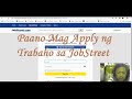 Paano Mag Apply ng Trabaho sa JobStreet Paano Mag Apply ng Trabaho sa JobStreet