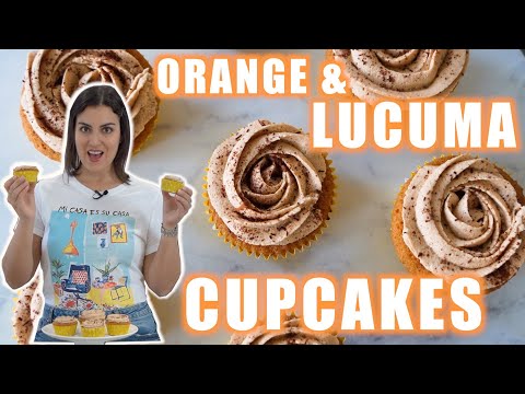 Orange & Lucuma Cupcakes