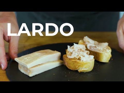 Homemade Lardo - Super delicious Italian cured fat