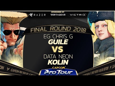 EG NYChrisG (Guile) vs. DATA Neon (Kolin) - Pools - Final Round 2018 - SFV - CPT 2018