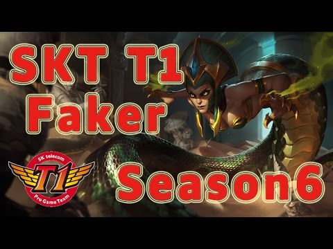 SKT T1 Faker Cassiopeia MID vs Viktor Patch 6.21 in NA