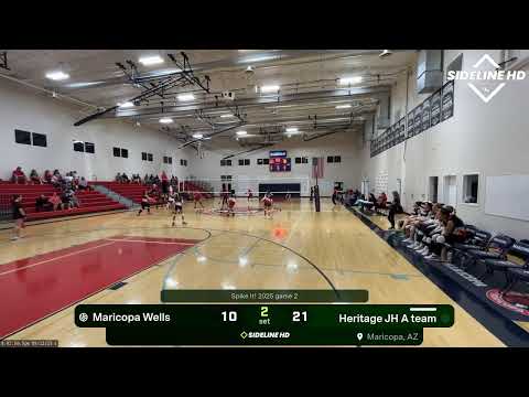 Heritage JH A team vs. Maricopa Wells (2025.09.12)