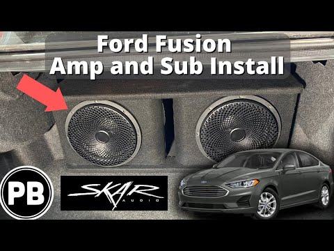 2013 - 2020 Ford Fusion Amp and Sub Install