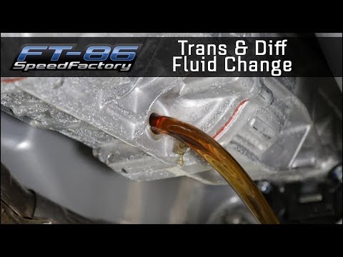 How to change your Transmission and Differential Fluid - FT86SpeedFactory.com