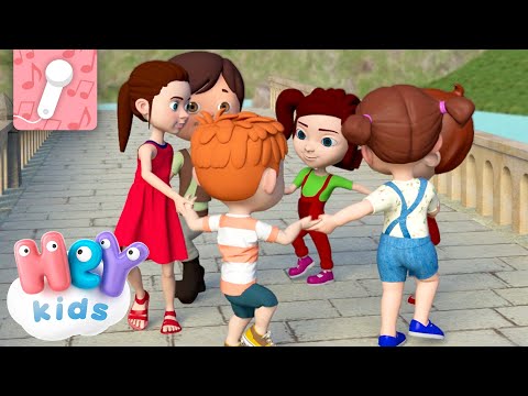 Sur le Pont d'Avignon ! KARAOKÉ | Chanson de Danse | HeyKids Francais - Chansons Pour  Enfants