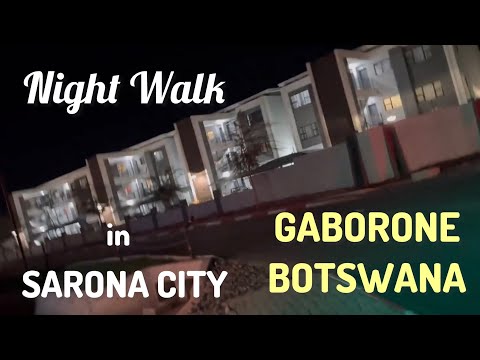 Night Walk in Sarona City, Gaborone, Botswana   #travel   #vacation  #tourism