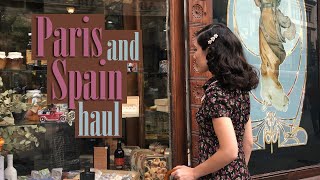 Haul: Everything I bought in Paris and Spain! | Carolina Pinglo