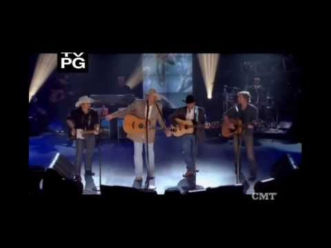 Alan Jackson ((With George, Dierks, & Brad)) -  "Country Boy"