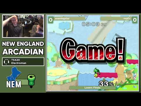 NE Melee Arcadian 10 - eveningstar (Sheik) vs. regEx (Marth) - SSBM LF