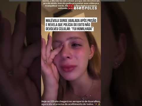 Malévola surge abalada após prisão e revela que polícia do Egito não devolveu celular