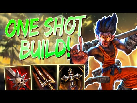 Hun Batz: NEW INSANE ONE SHOT BUILD! *FOUR ONE SHOTS QUADRA* - Smite