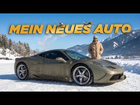 Driving the Ferrari 458 Speciale through the snow to the FAT Ice Race 🚀