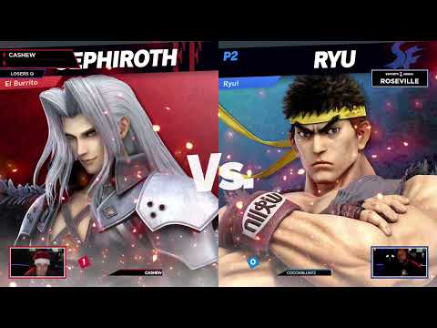Cashew Armadillo (Sephiroth) vs Cocoabluntz (Ryu) - Super Smash Tuesdays #28 @ Esports Arena Rosevil