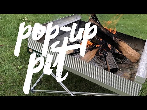 Pop-Up Pit Truly Portable Fire Pit & BBQ |