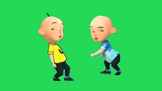Download lagu Green screen Upin Ipin joget lucu mp3