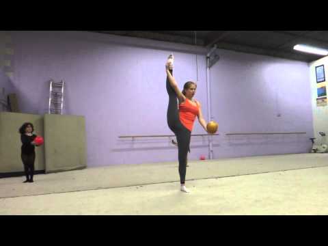 Kalev Ball Routine 2013 Coach Demo