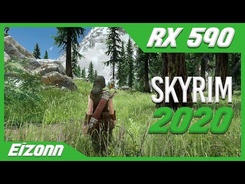 Skyrim SE 2020 Modded | Ultimate Immersion ENB | 100+ Mods | RX 590