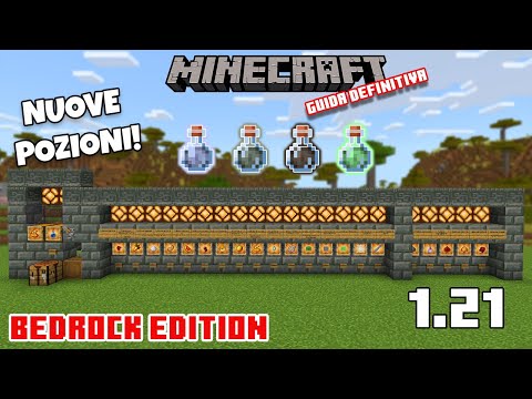 La Migliore DISTILLERIA AUTOMATIZZATA per CREARE FACILMENTE le POZIONI su BEDROCK || MINECRAFT ITA