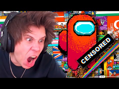 Pones 1 Pixel Cada 5 Minutos y Pasa Esto | Reddit Place Dia 1