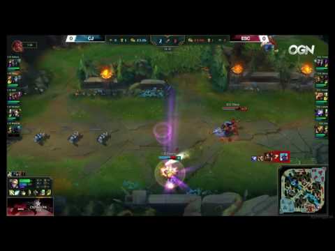 CJ vs ESC - Perfect CC Chain - League of Legends