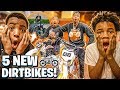 SURPRISED THE KIDS WITH 5 NEW DIRTBIKE S