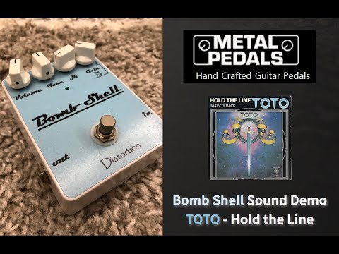 Metal Pedals Bomb Shell 2020 white Distortion pedal Overdrive pedal OD pedal image 2
