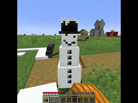 UltraLio - Cursed Snow Golem with a Gun in Minecraft