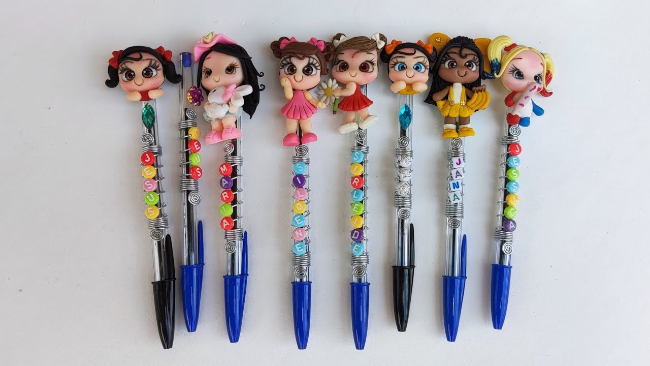 Canetas Personalizadas / Faça e venda muito / Biscuit / Artesanato