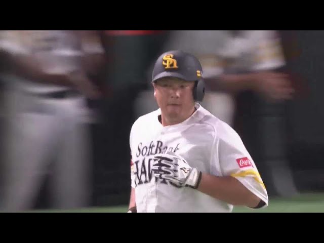 【2回裏】プロ初スタメンで初打点!! ホークス・黒瀬健太がチャンスで勝ち越しの犠牲フライを放つ!! 2022年7月31日 福岡ソフトバンクホークス 対 埼玉西武ライオンズ