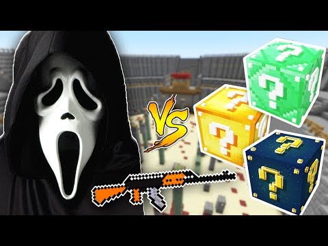 SİLAHLI KORKUNÇ CANAVAR VS ŞANS BLOKLARI - Minecraft