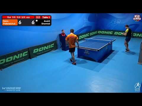 17:30 Petro Pidleteichuk  2-3 Andrii Shamrai West 3 WIN CUP 30.11.2022 | TABLE TENNIS WINCUP