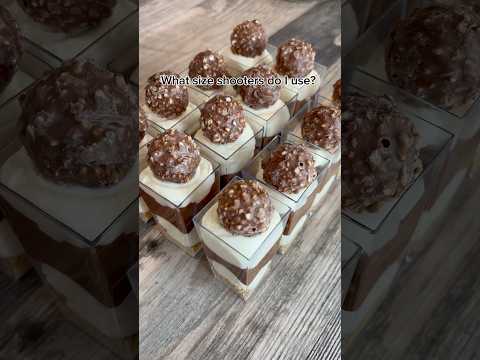 What size shooters do I use, to make cheesecake desserts? #desserts #dessertrecipes #tutorial