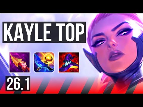 KAYLE vs RENEKTON (TOP) | 69K damage, 8k gold comeback | EUNE Master | 26.1