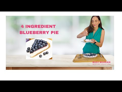 Best Summer 4 Ingredient Blueberry Pie