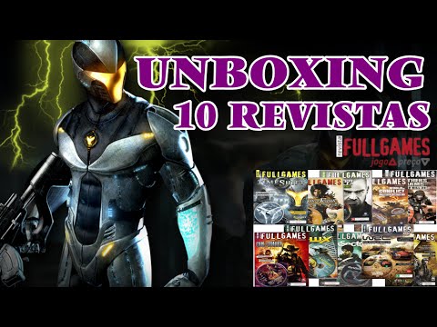 Unboxing de 10 Revistas da Full Games