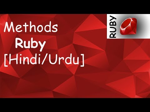 Methods in Ruby | In Hindi Urdu