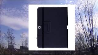 WAWO Samsung Galaxy Tab 4 10.1 Inch Tablet Smart Cover Creative Folio Case - Black