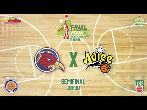 FINAL FOUR: Catarinense Masculino de Basquete 2021 - APAB Blumenau x ADIEE / Avaí (Fpolis)